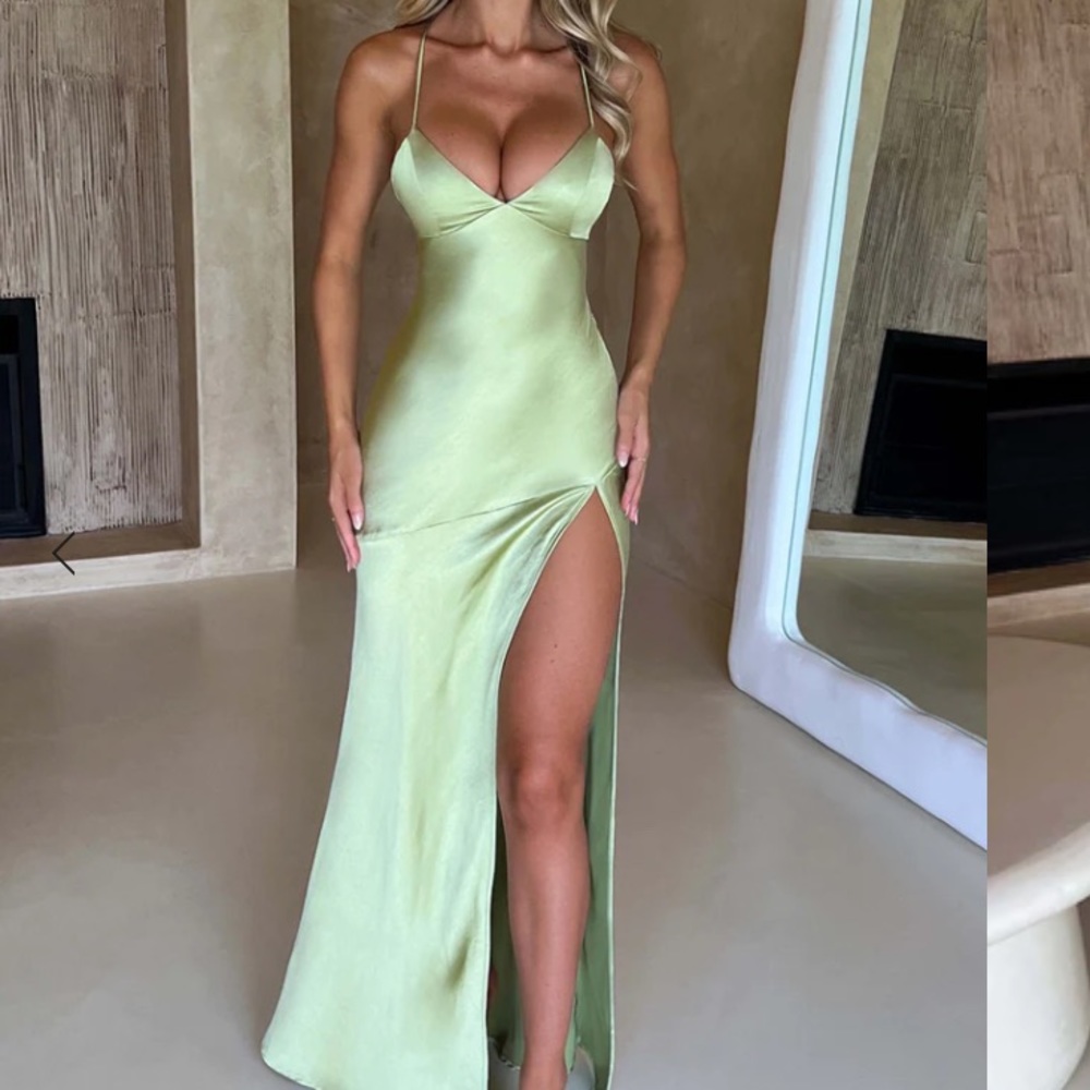 BabyBoo Isobel Maxi Dress-Sage